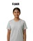 6 Pack Hanes Essential-T Youth Crewneck Short Sleeve T-Shirt for School, Casual & Bulk Everyday Wear